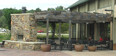 Corkscrew Wine And Cheese outdoor dining