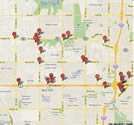 Northwest Omaha Restaurant Map