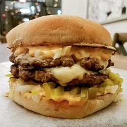 The Cheeseburgers at Block 16 in Omaha are tasty