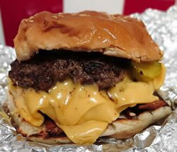 Five Guys Burgers and Fries Cheeseburger