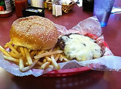 Louie M's Burger Lust Ultimate Cheeseburger