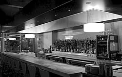 Mercury is a contemporary mid-century cocktail lounge, serving late night food with an extensive selection of wine.